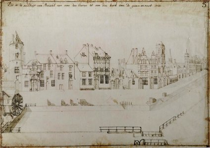 Derons, Dit is de Soutkeijr van Brussel van aen den thoren tot aen den hoek van de granmeert, 1732, 32,5 x 41,7 cm (Museum NBB)