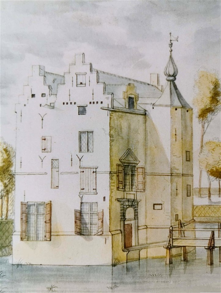 Derons, Kasteel Den Hemel in Ruisbroek, 1733 (coll. Speeckaert)