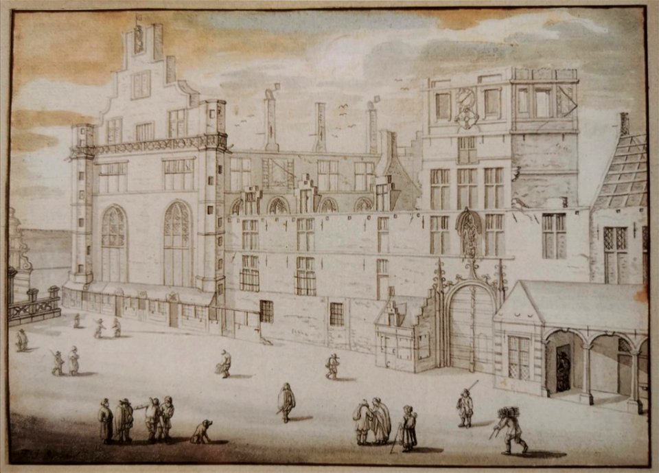 Derons, Koudenbergpaleis na brand 5, ca. 1734 (MSB)