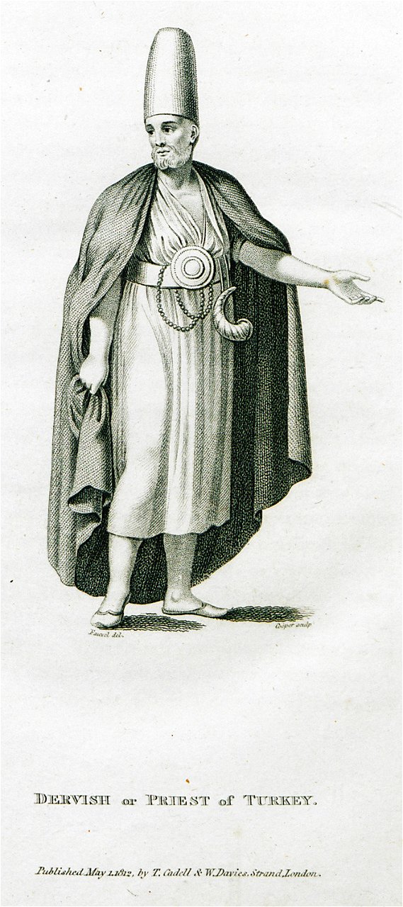 Dervish or priest of Turkey - Clarke Edward Daniel - 1824