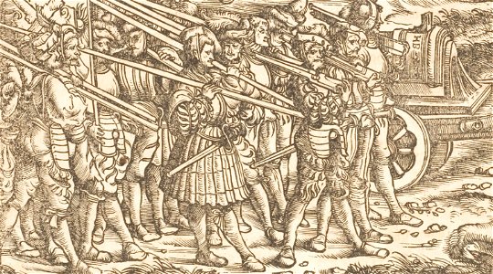 Der Weisskunig 30 Detail Landsknecht
