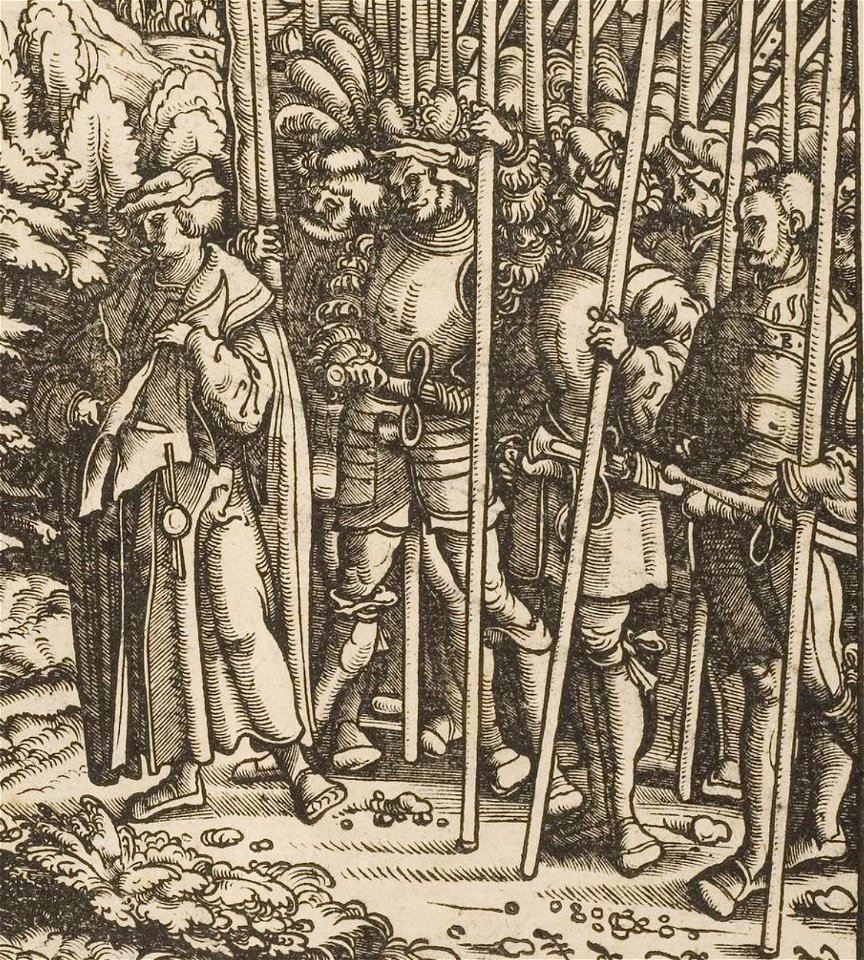 Der Weisskunig 39 Detail Landsknecht