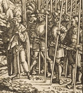 Der Weisskunig 39 Detail Landsknecht