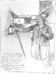 Der Nachtwächter in Hindelang
