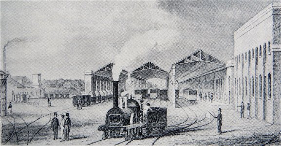 Derby Station, North Midland Railway