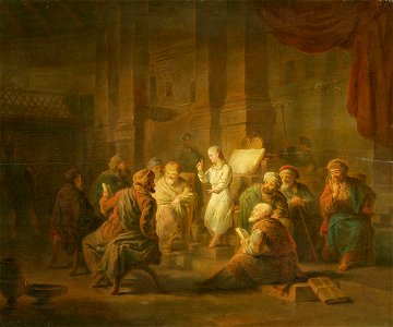 Der zwölfjährige Jesus unter den Schriftgelehrten 18Jh