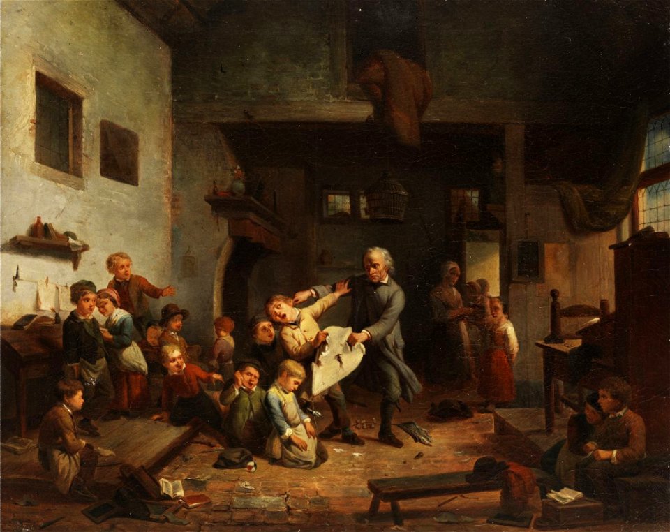Der strenge Dorflehrer