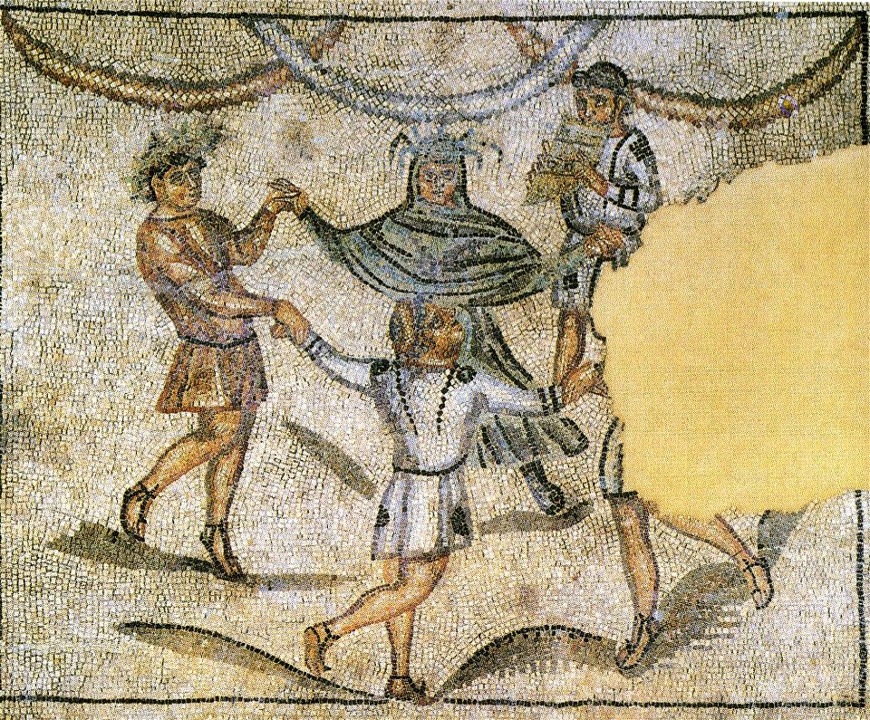 Der Tanz der Genien — 6. Jhd. — Ravenna, Museo Nazionale