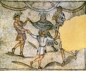 Der Tanz der Genien — 6. Jhd. — Ravenna, Museo Nazionale