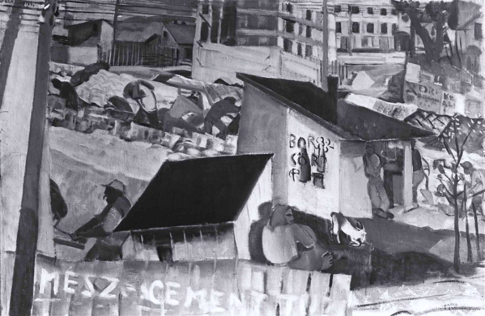 Derkovits Gyula - 1929 - Külvárosi részet