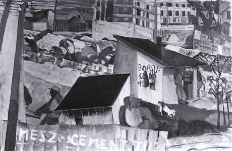 Derkovits Gyula - 1929 - Külvárosi részet