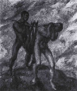 Derkovits Gyula - 1923 - Káin és Ábel