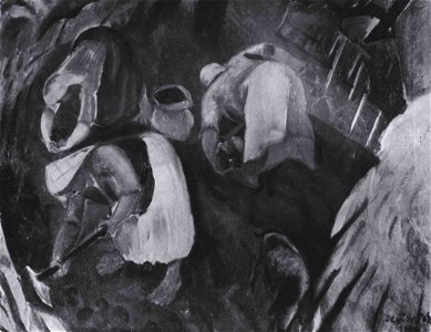 Derkovits Gyula - 1926 - Kapások (Krumpliszedők)