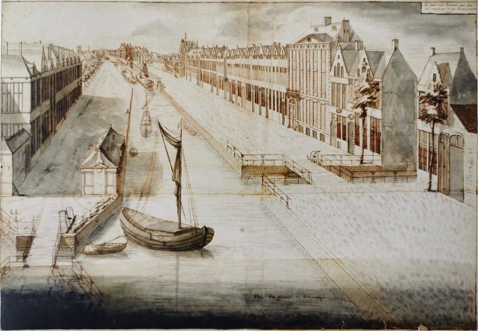 Derons, De Vaert van Brussel van aen het veerhuijs tot aen de waterport, 1729 (CIDEP)