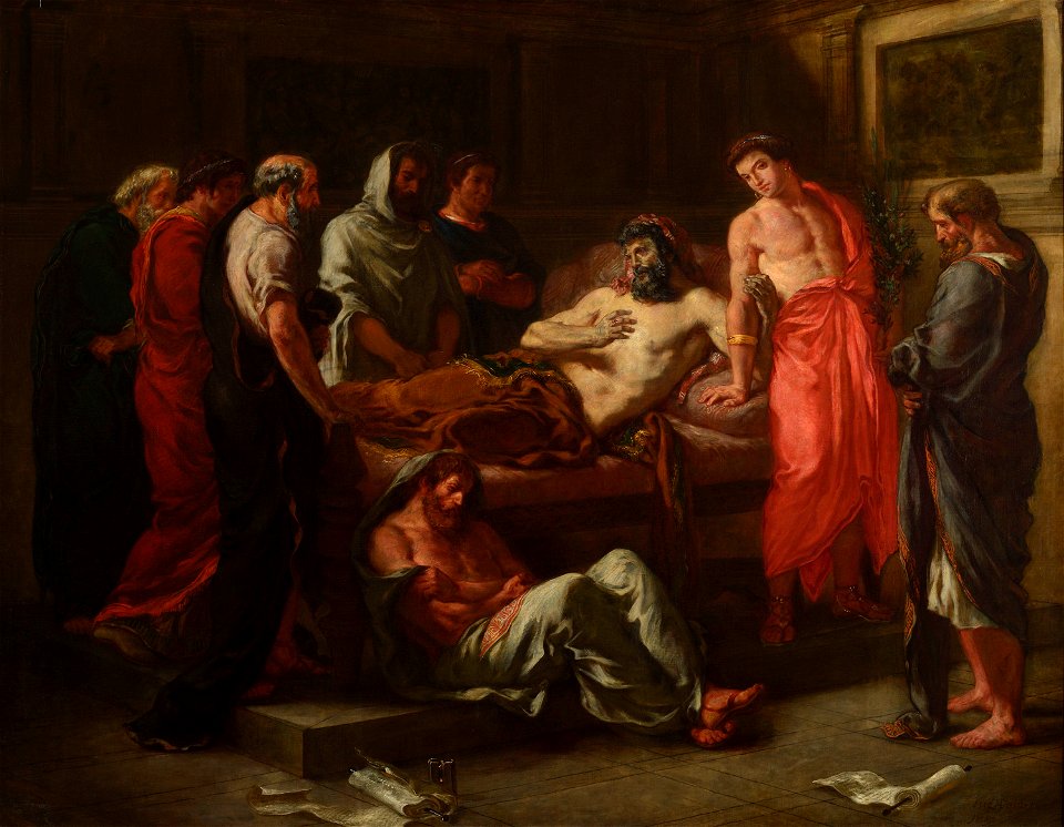 Dernières paroles de l'empereur Marc-Aurèle - Eugène Delacroix
