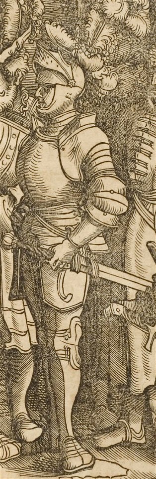 Der Weisskunig 17 Detail Knight