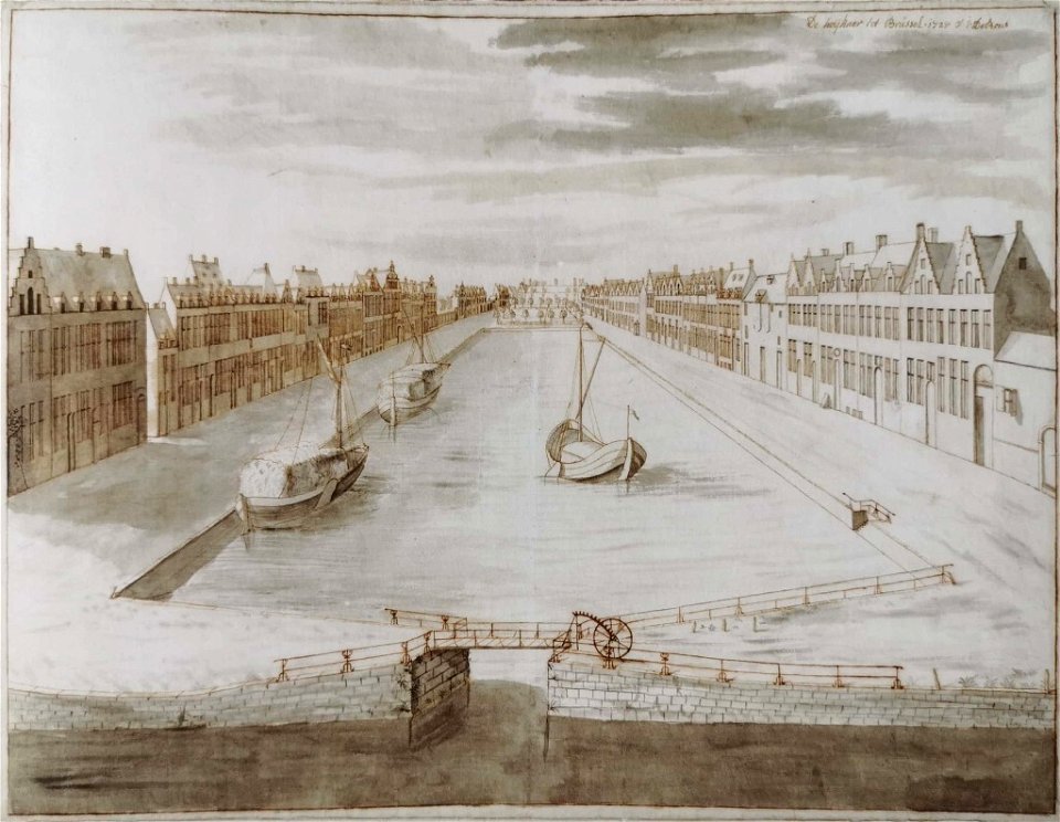Derons, De Hoijkaer tot Brussel, 1728, 37 x 49 cm (SAB)