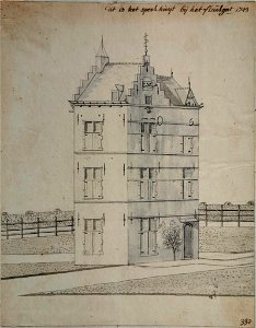 Derons, Dit is het speelhuijt bij het fleurgat, 1743 (MSB)