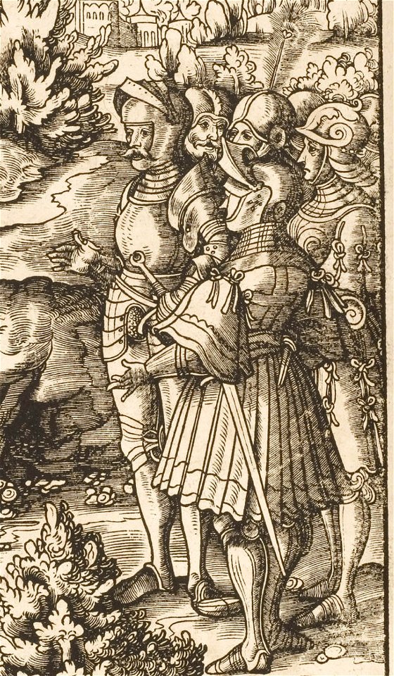 Der Weisskunig 96 Detail Knights