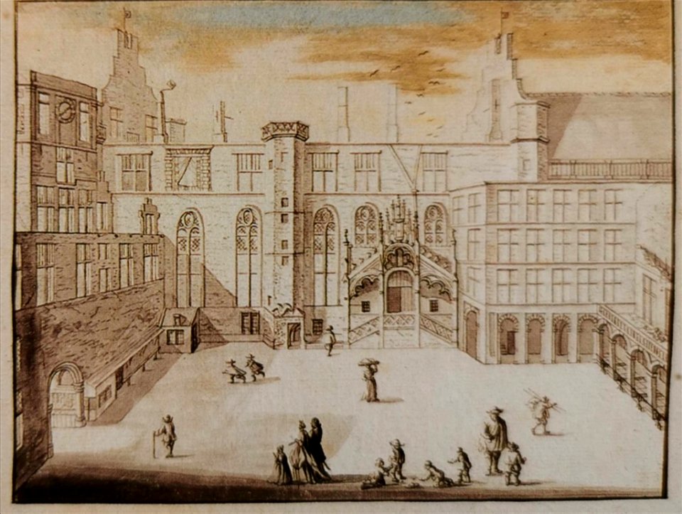 Derons, Koudenbergpaleis na brand 2, ca. 1734 (MSB)