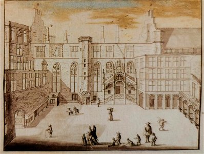 Derons, Koudenbergpaleis na brand 2, ca. 1734 (MSB)