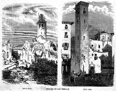 Derribo de los templos, Madrid, de Urrabieta