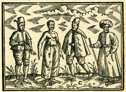 Des Gefangenen Gestalt und Kleidung - Schweigger Salomon - 1608
