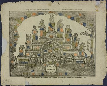 Des Menschen op en ondergang, valt d'eene zoet en 'd ander bang-Catchpenny print-Borms 0722