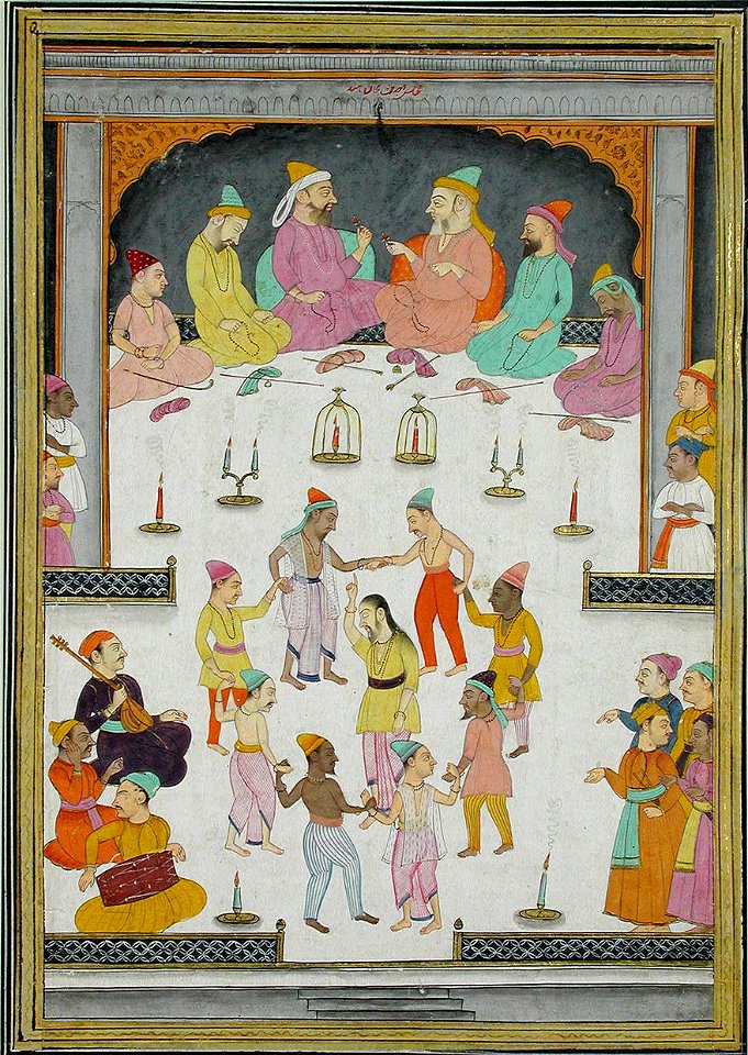 Dervishes dancing before a group of Muslim divines (6125090208)