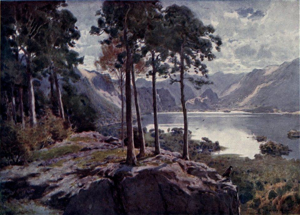 Derwentwater, From Castle Head - The English Lakes - A. Heaton Cooper