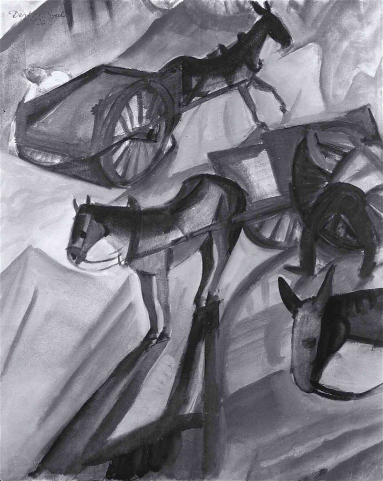 Derkovits Gyula - 1926 - Kubikusok
