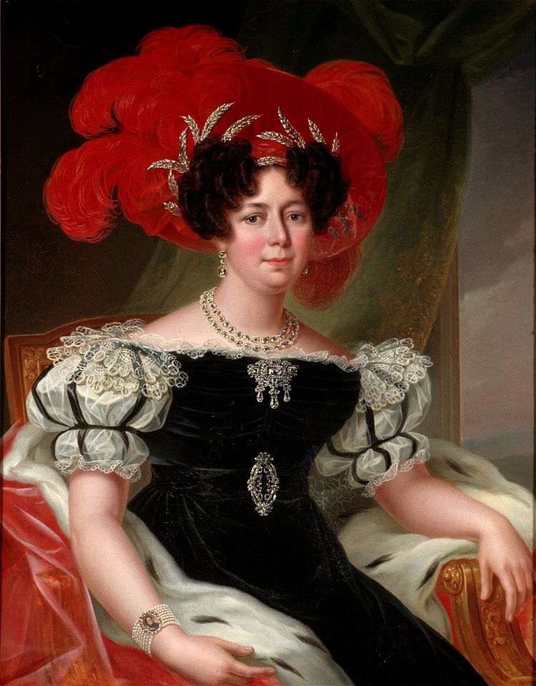 Desideria, 1781-1860, drottning av Sverige och Norge, gift med Karl XIV Johan (Fredric Westin) - Nationalmuseum - 36509