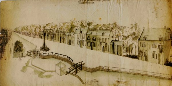 Derons (attr.), De sluis van Drie Fonteinen, 1728 (Museum NBB)