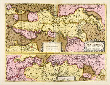 Descriptio fluminum Rheni, Vahalis et Mosae a Rheno Berca ad Goricomium... - CBT 6612140