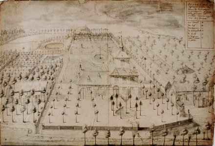 Derons, Het kasteel van de prins van Rubempré in Ukkel-Stalle, 1733 (Arenbergarchief Edingen)