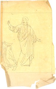 Design for a Christ Figure by Kunstwerkplaatsen Cuypers & Co. Cuypershuis 0682w