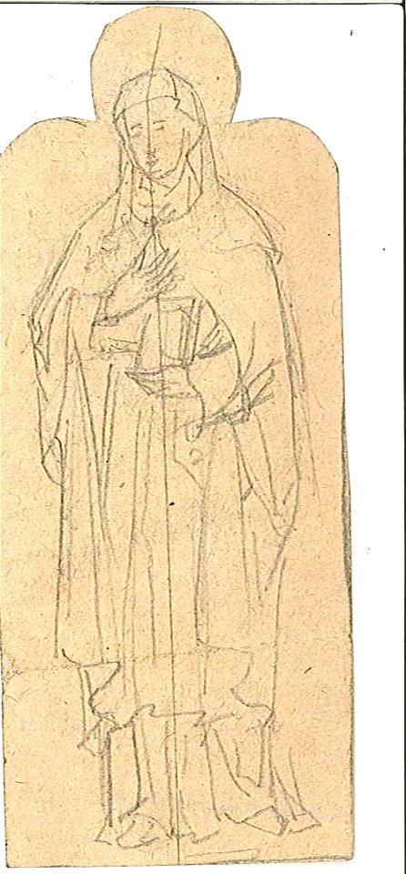 Design for a Female Saint (3) by Kunstwerkplaatsen Cuypers & Co. Cuypershuis 0682d