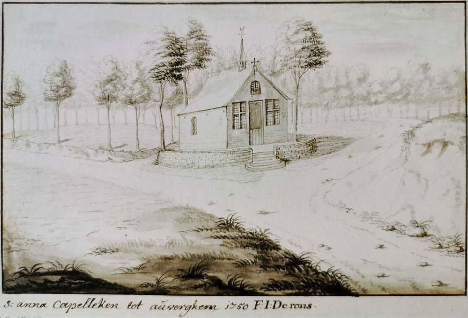 Derons, S. anna capelleken tot auverghem - in feite Kapel Het Savelken, 1750 (KBR)