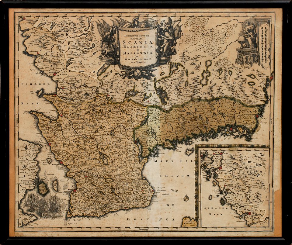 Descriptio nova et accurata Scaniae Blekingae et Hallandiae