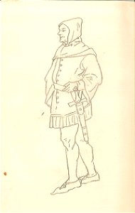 Design for a Man with a Dagger by Kunstwerkplaatsen Cuypers & Co. Cuypershuis 0682e