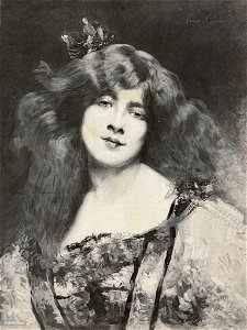 Desdemona, by Juana Romani, Salon of 1896, Paris, France, illustration from LIllustration, No 2775, May 2, 1896