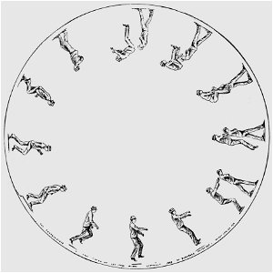 Descriptive Zoopraxography Boys Playing Leap-frog