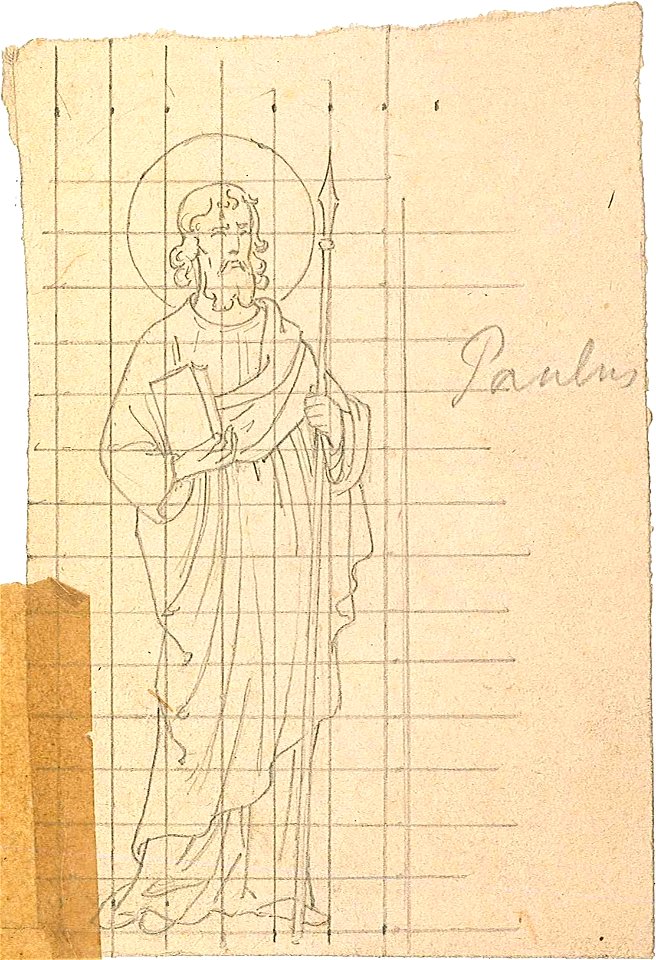 Design for a Saint Paul by Kunstwerkplaatsen Cuypers & Co. Cuypershuis 0682w