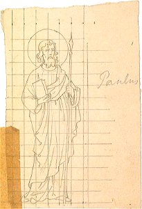 Design for a Saint Paul by Kunstwerkplaatsen Cuypers & Co. Cuypershuis 0682w