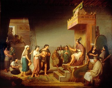 Descubrimiento del pulque José María Obregón Óleo sobre tela 1869