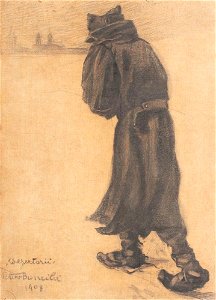 Deserter by Octav Băncilă 1908. Free illustration for personal and commercial use.