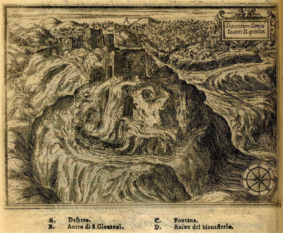 Desertum Sancti Ioanis Baptistae - Zuallart Jean - 1587