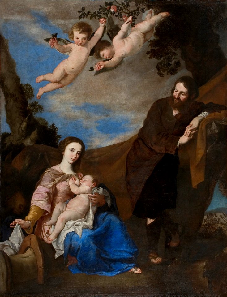 Descanso en la huida a Egipto - José de Ribera