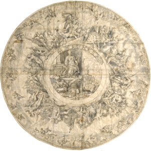 Design for an Ornamental Plate Showing the Triumph of Venice over the Turks - Google Art Project