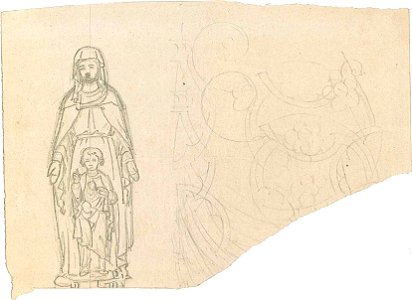 Design for an Our Lady of the Sacred Heart by Kunstwerkplaatsen Cuypers & Co. Cuypershuis 0682x